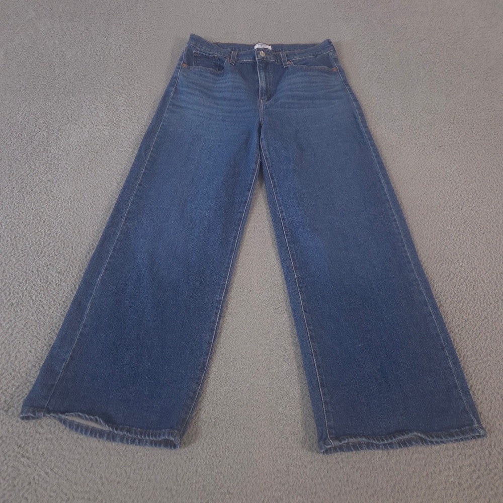 Denizen from Levi's Jeans Womens 8 W29 Blue Vintage Wide Leg Stretch Denim Crop